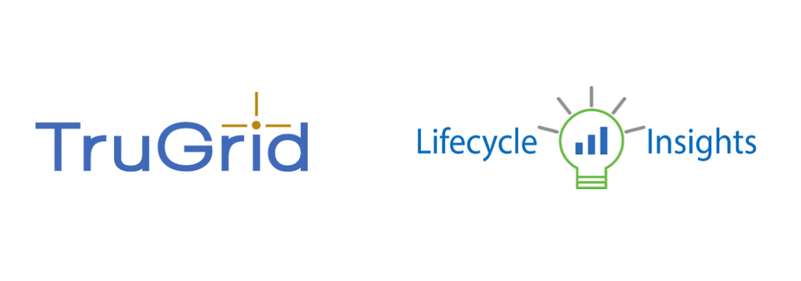 TruGrid logo and Lifecycle Insights logo