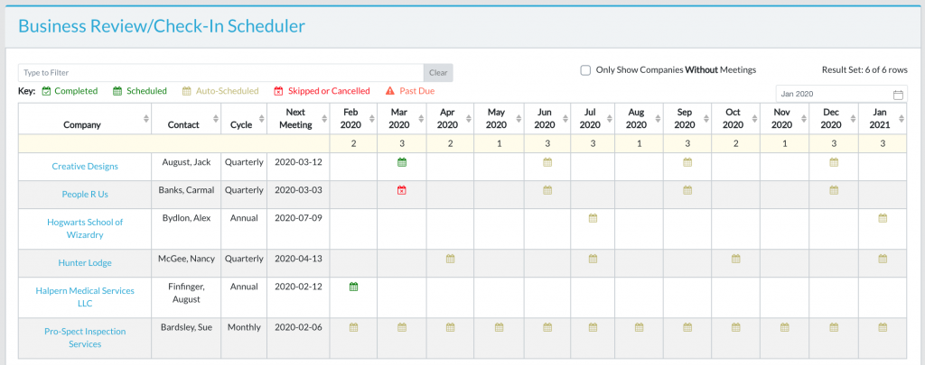 QBR Scheduler